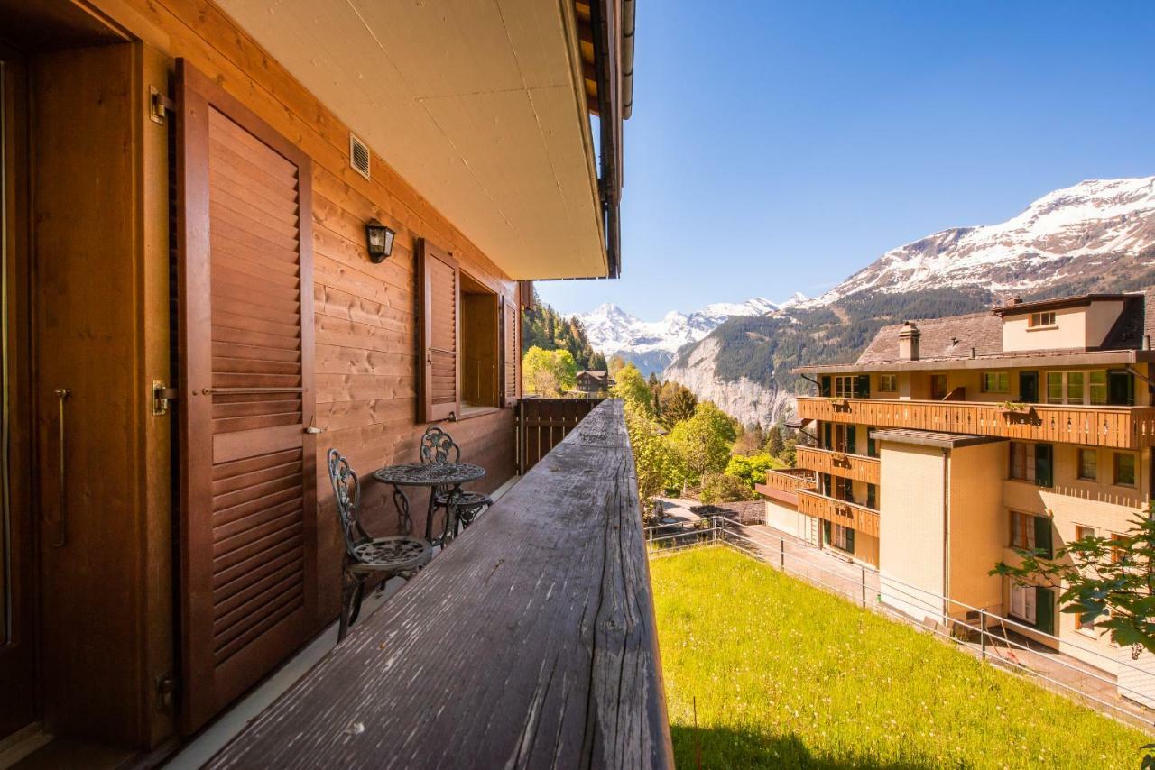 Roossi-Huus 3 Apartment Wengen Luaran gambar
