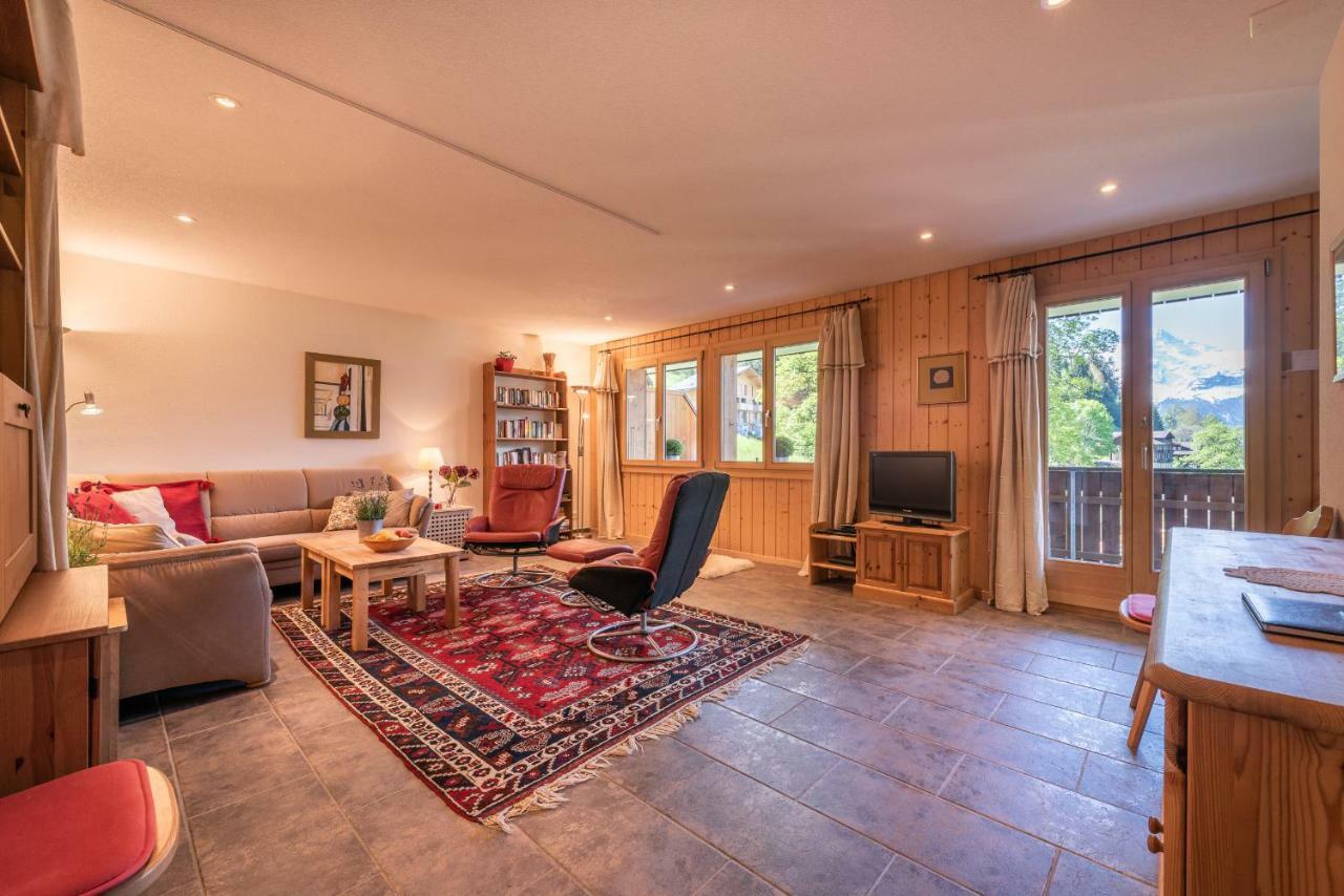 Roossi-Huus 3 Apartment Wengen Luaran gambar